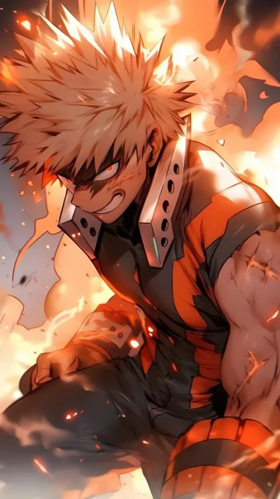 76 Hình ảnh Bakugo Katsuki – “Kacchan mini” với biểu cảm ngầu bùng nổ ánh mắt quyết liệt